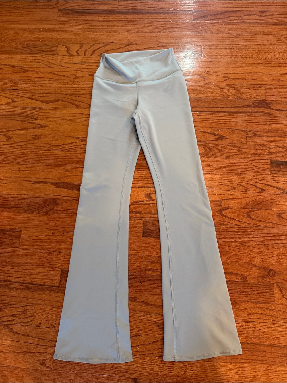 ALO Yoga Light Blue Flare Leggings
